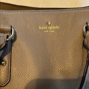 Kate Spade Taupe Leather Shoulder Bag
